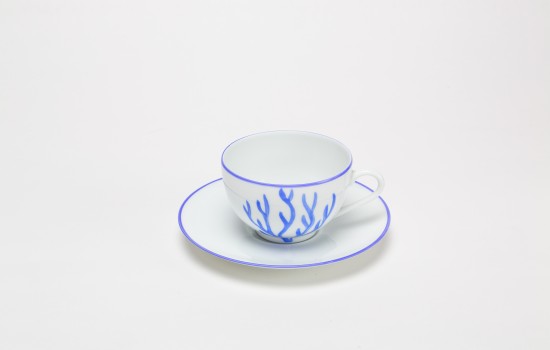 Corail Tasse à thé Bleu - Blue Coral Tea Cup