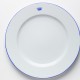 Couronnes Assiette Bleu - Blue Crown Dinner Plate