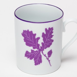 Feuilles Mug Chêne Violet - Purple Oak leaf Tumbler