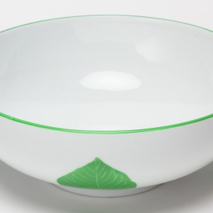 Feuilles Saladier Figuier des Pagodes Vert - Green Leaf of Sheet pagodas Salad Bowl