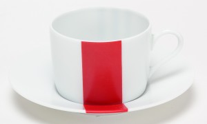 Breakfast cup Red & Black