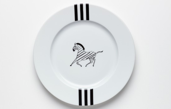 Zèbre Petite Assiette Zebra Dessert Plate